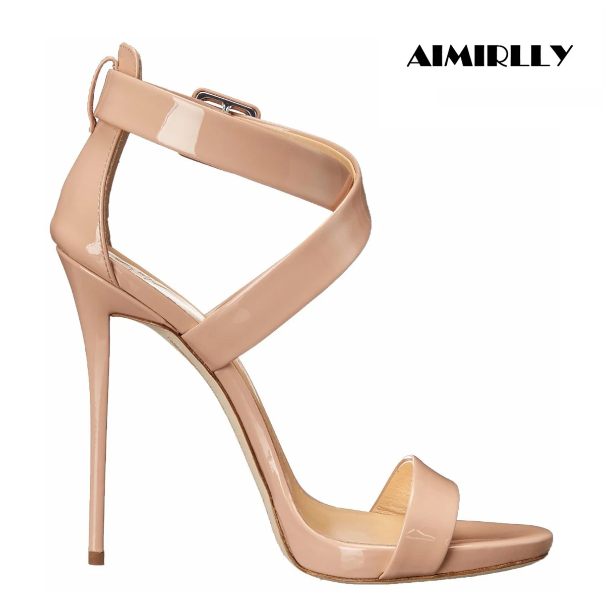 Women'S Shoes For Work - Aimirlly Women Cross Strap High Heel