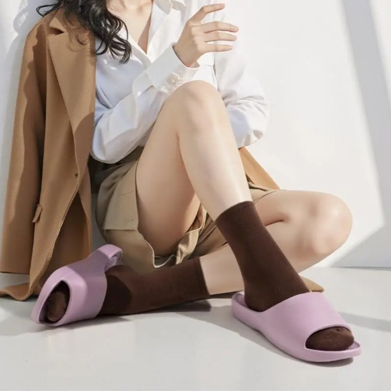 Women Shoes Size To Men - Couple EVA Platform Slippers Soft Breathable