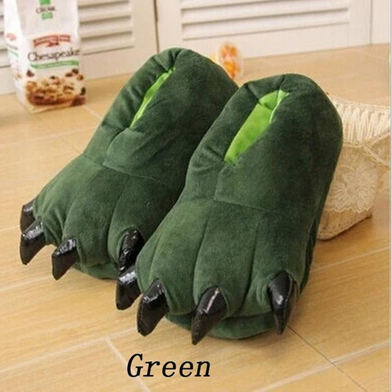 Women Shoes Size To Men - Winter Warm Soft Indoor Floor Slippers