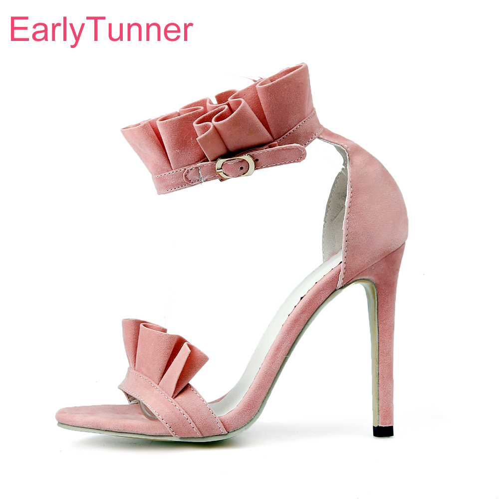Women'S Shoes Size 12 - Summer New Pink Fashion Black Women