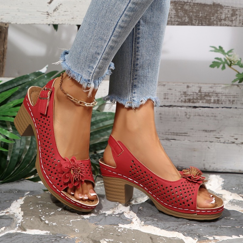 Women Chunky Heel Sandals Summ - Women'S Shoes Veja review and price
