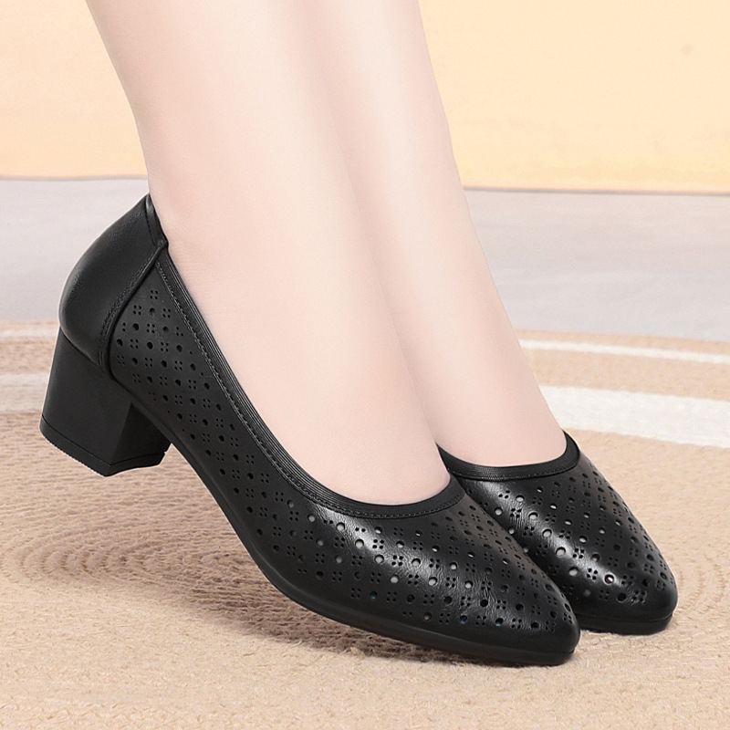 Beige Mary Jane Shoes With Adj - Women'S Shoes For Work review and price