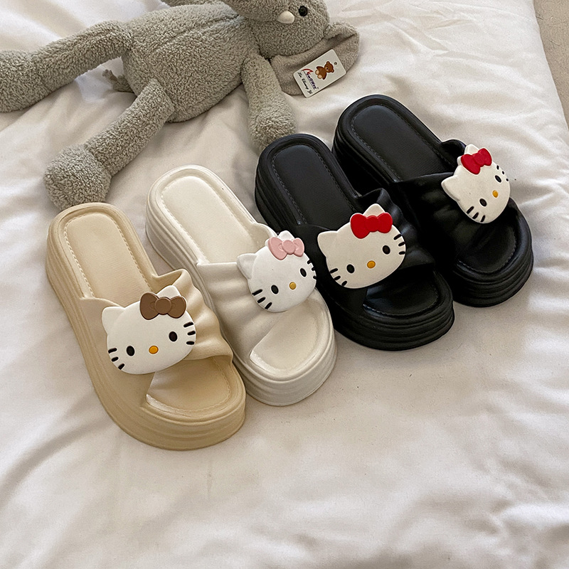 Cute Hello Kitty Women Slipper - Women'S Shoes For Flat Feet review and price