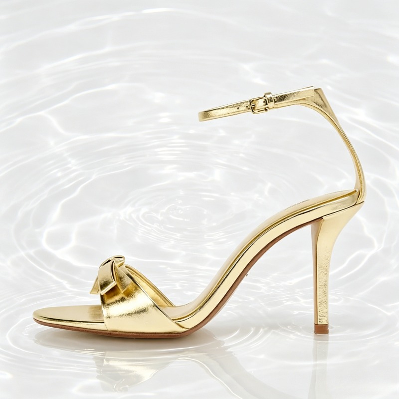 Elegant Golden Bow Brand High  - Women Shoes Branded review and price