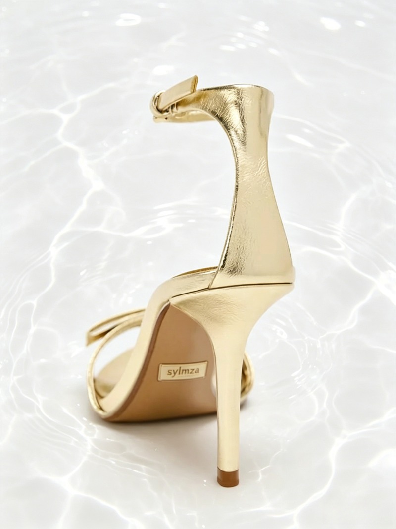 Elegant Golden Bow Brand High  - Women Shoes Branded review and price