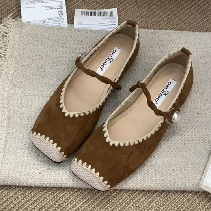 Retro Splicing Design Comfort  - Women Shoes Japanese Brand review and price
