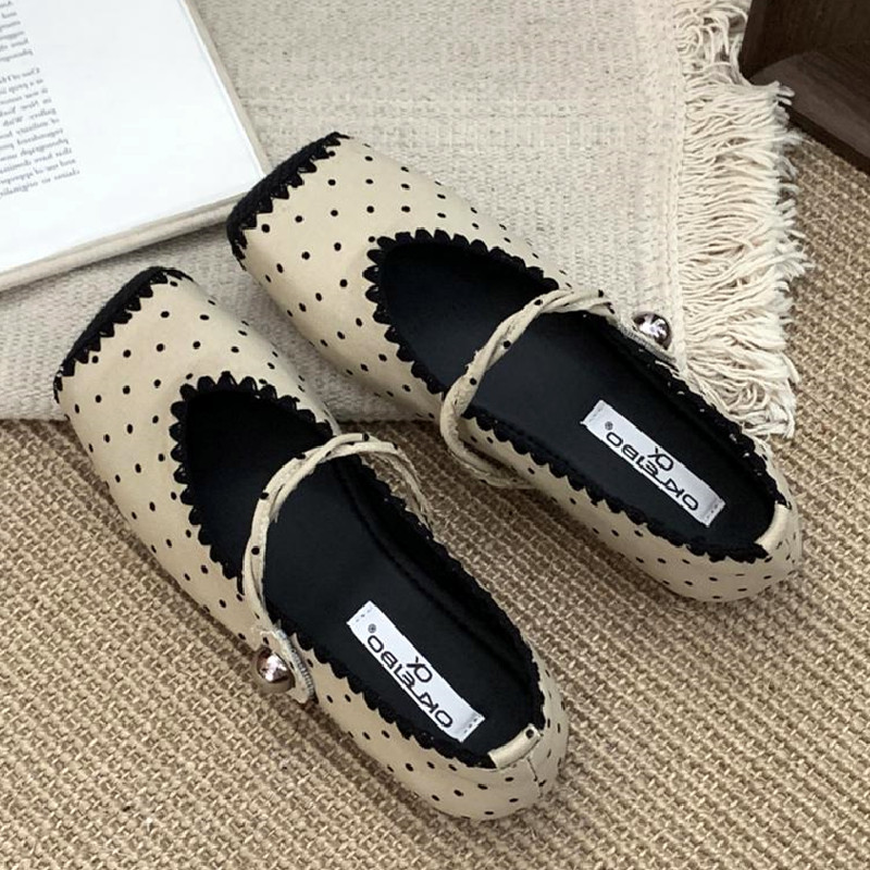 Retro Splicing Design Comfort  - Women Shoes Japanese Brand review and price