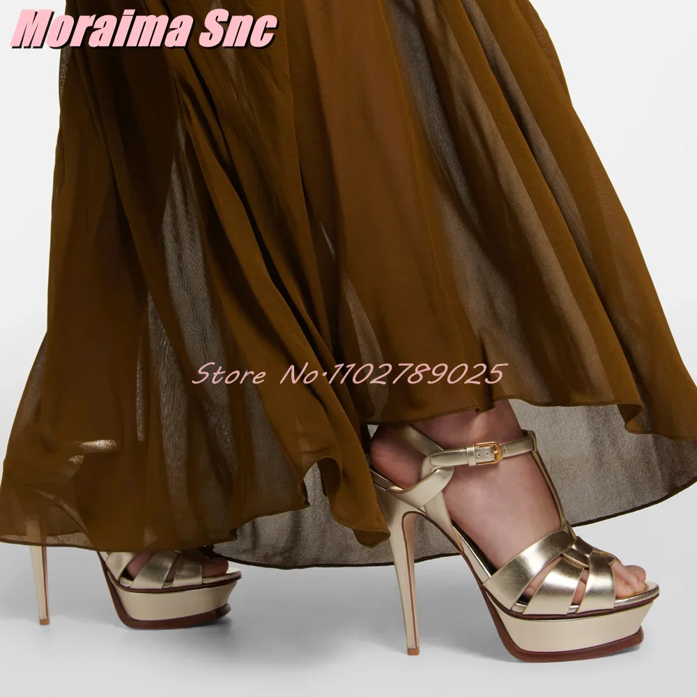 Platform Waeve T-strap Square  - Women Shoes Formal review and price