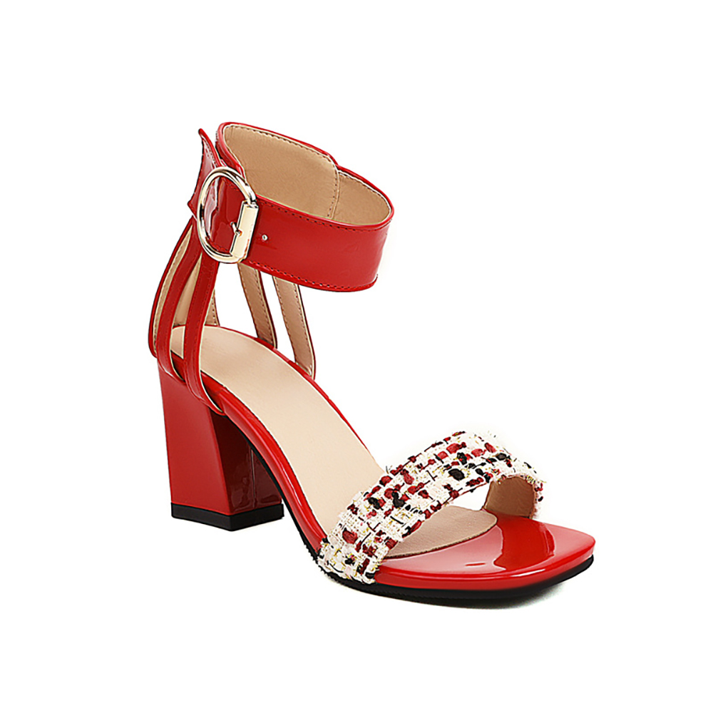2026 Summer Tweed Ankle Strap  - Women'S Shoes Size 12 review and price