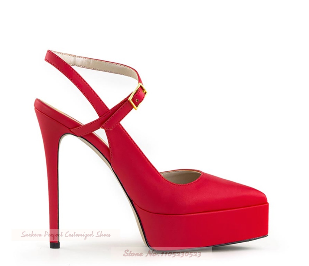 Burgundy Matte Pointed Toe Pla - Women'S Shoes Burgundy review and price