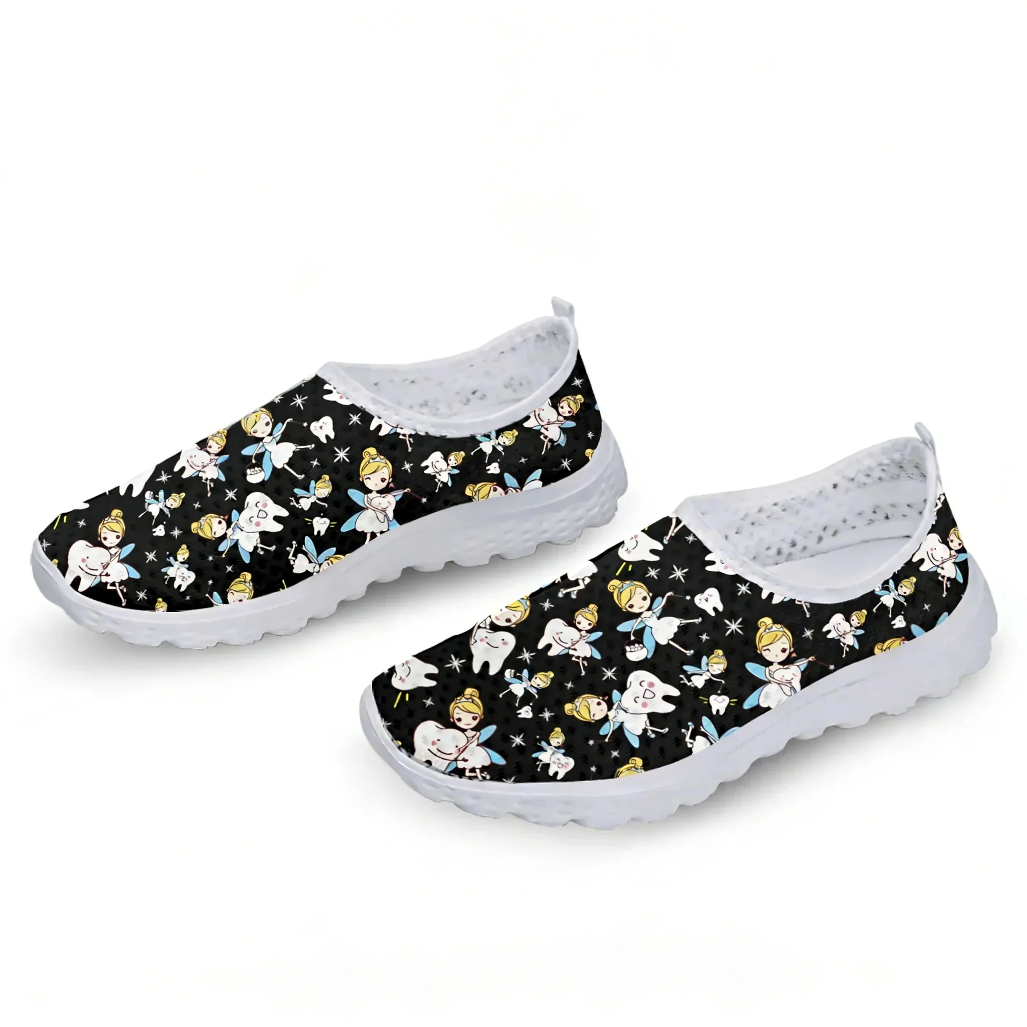 Cute Cartoon Nurse Elf/Teeth M - Women'S Shoes For Tennis review and price
