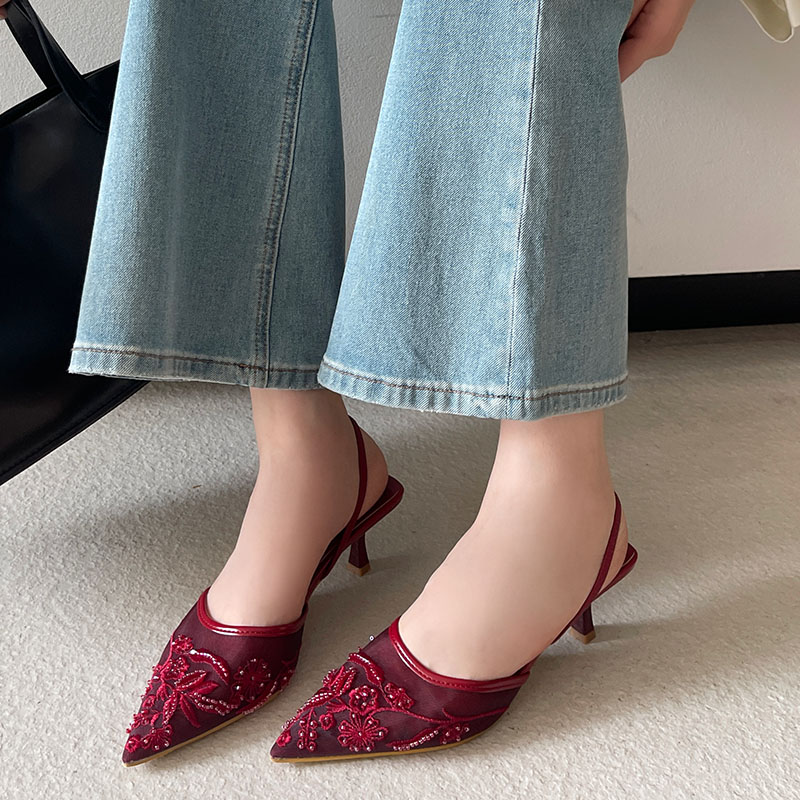 2026 Elegant Slingback Sandals - Women Shoes Branded review and price