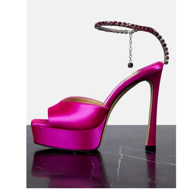 Colorful Chain Water Diamond S - Women Shoes Branded review and price