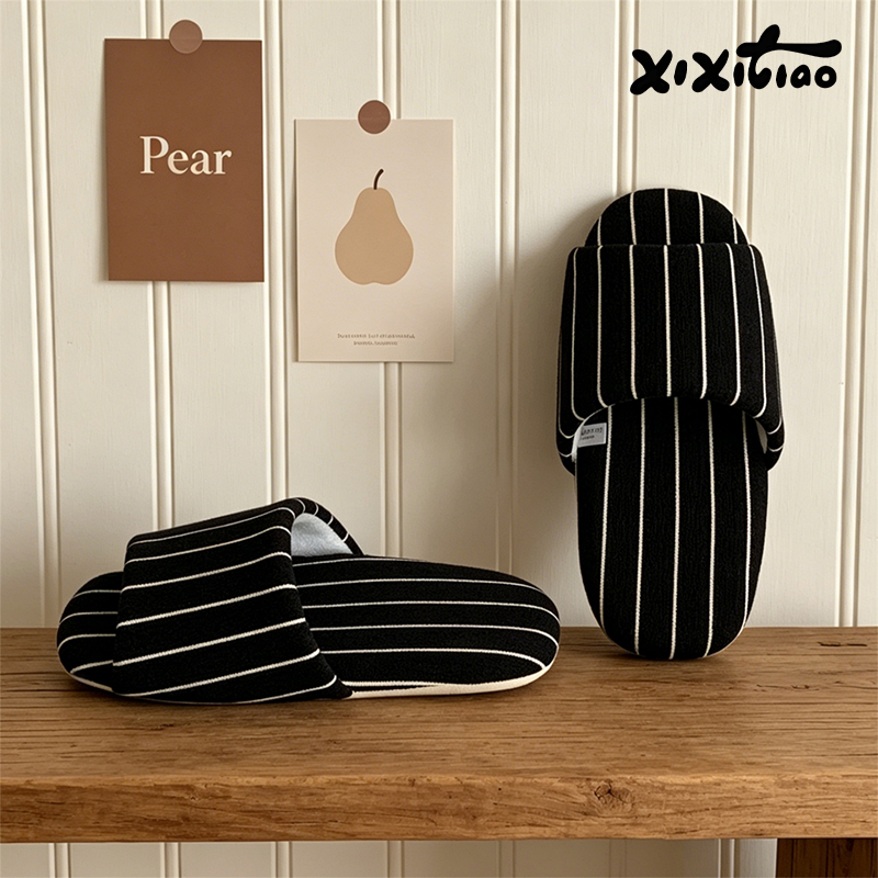 XIXITIAO Stripe Indoor Slipper - Women Shoes Size To Men review and price
