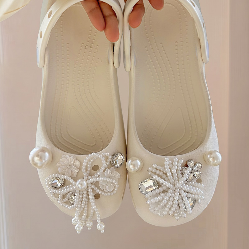 Elegant Pearl Bowknot Soft Sol - Women Shoes Japanese Brand review and price