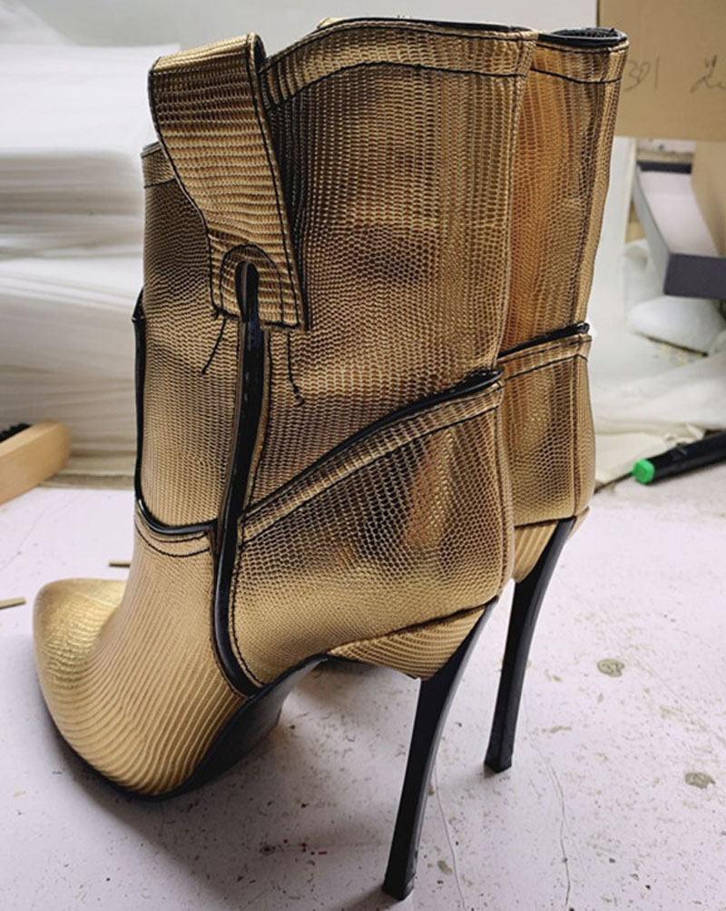Silver Gold Patent Leather Bla - Women'S Shoes Size 12 review and price