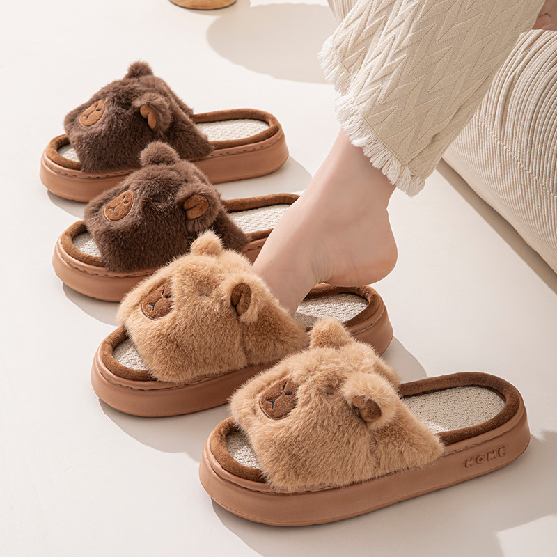 Hemp Cartoon Women's Slippers  - Women'S Shoes For Flat Feet review and price
