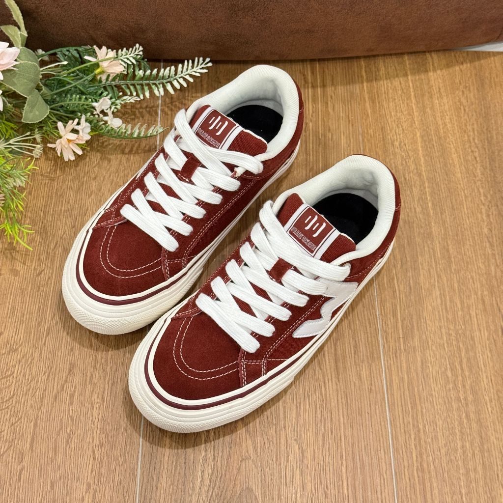 Ollieskate Burgundy Suede Canv - Women'S Shoes Burgundy review and price