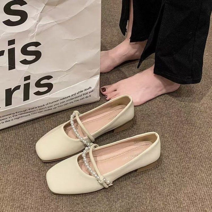 New Elegant French Flat Shoes  - Women Shoes Elegant review and price
