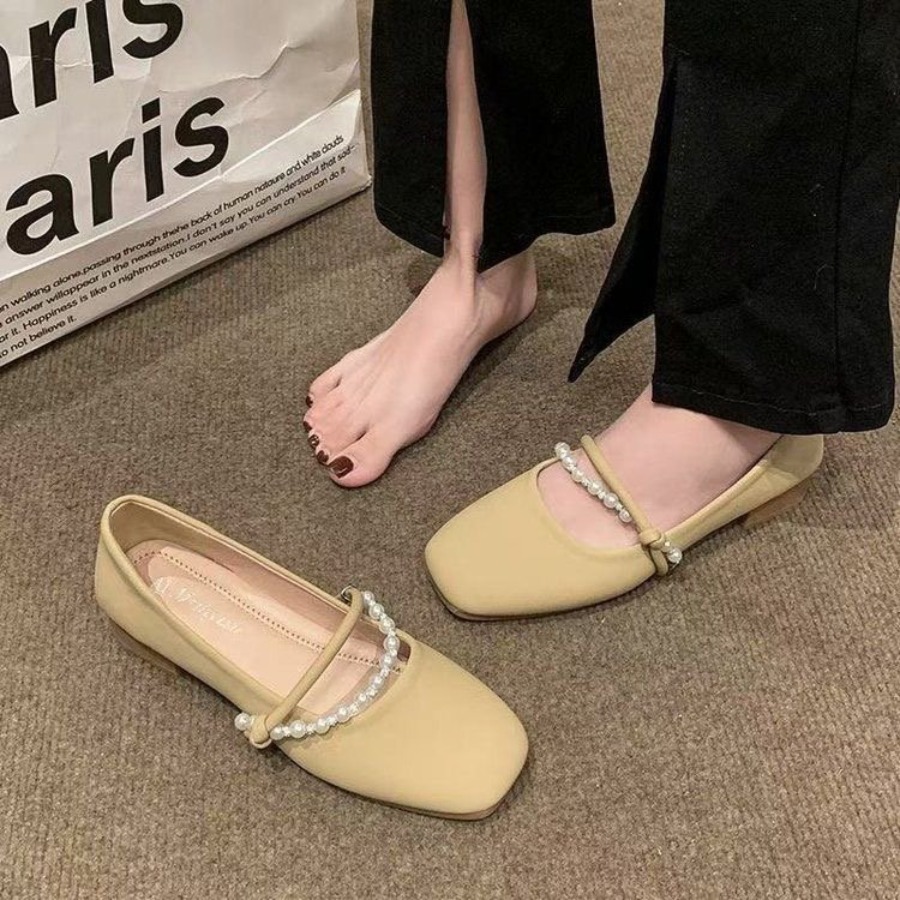 New Elegant French Flat Shoes  - Women Shoes Elegant review and price