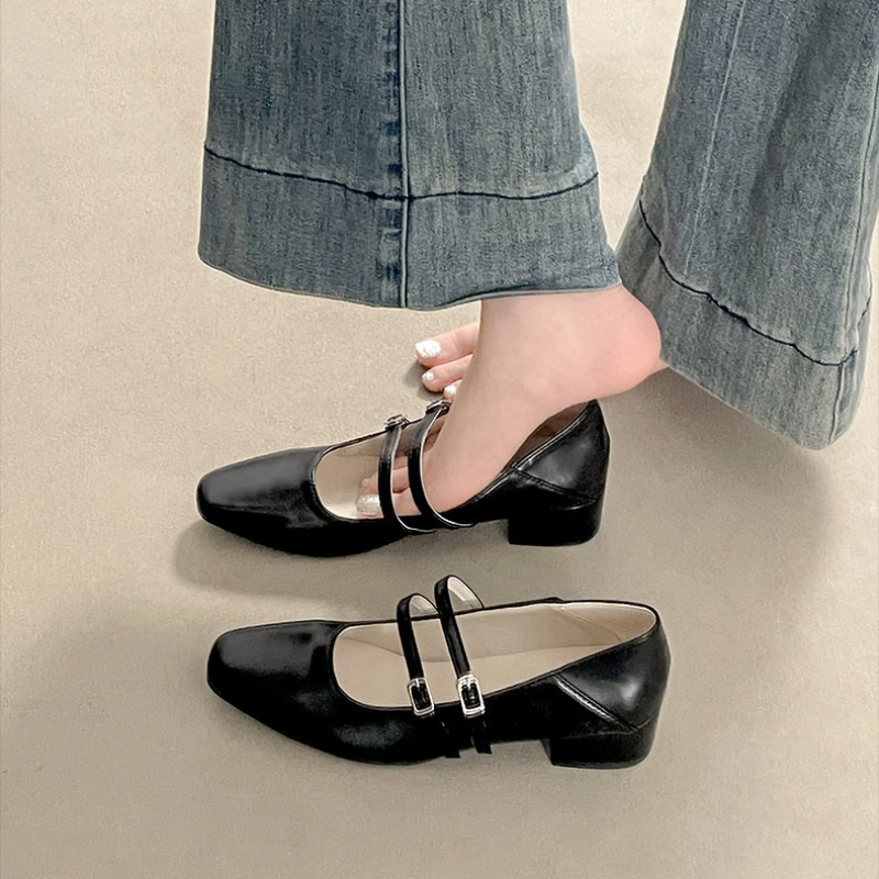 Square Toe Low Heel Women Silv - Women Shoes Elegant review and price