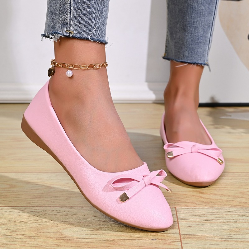 Bow Shallow Mouth Soft Sole Co - Women Shoes Elegant review and price