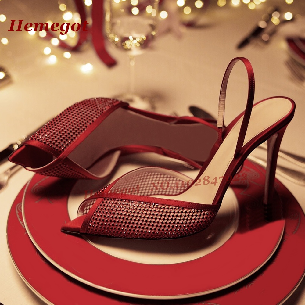 Women's Burgundy Satin Mesh Sl - Women'S Shoes Burgundy review and price