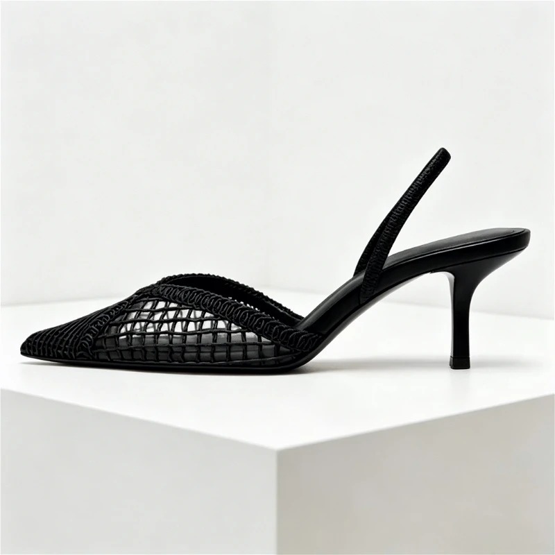 Mesh Woven Heeled Sandals Wome - Women Shoes Branded review and price